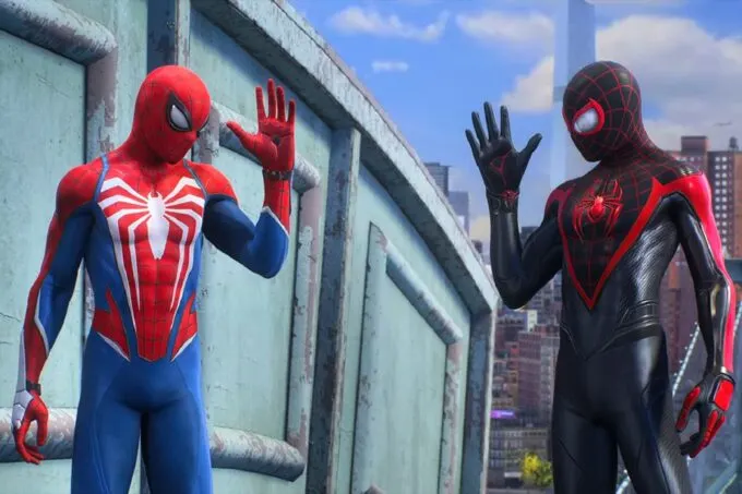 Питер Паркер и Майлз Моралес в видеоигре Marvel’s Spider-Man 2