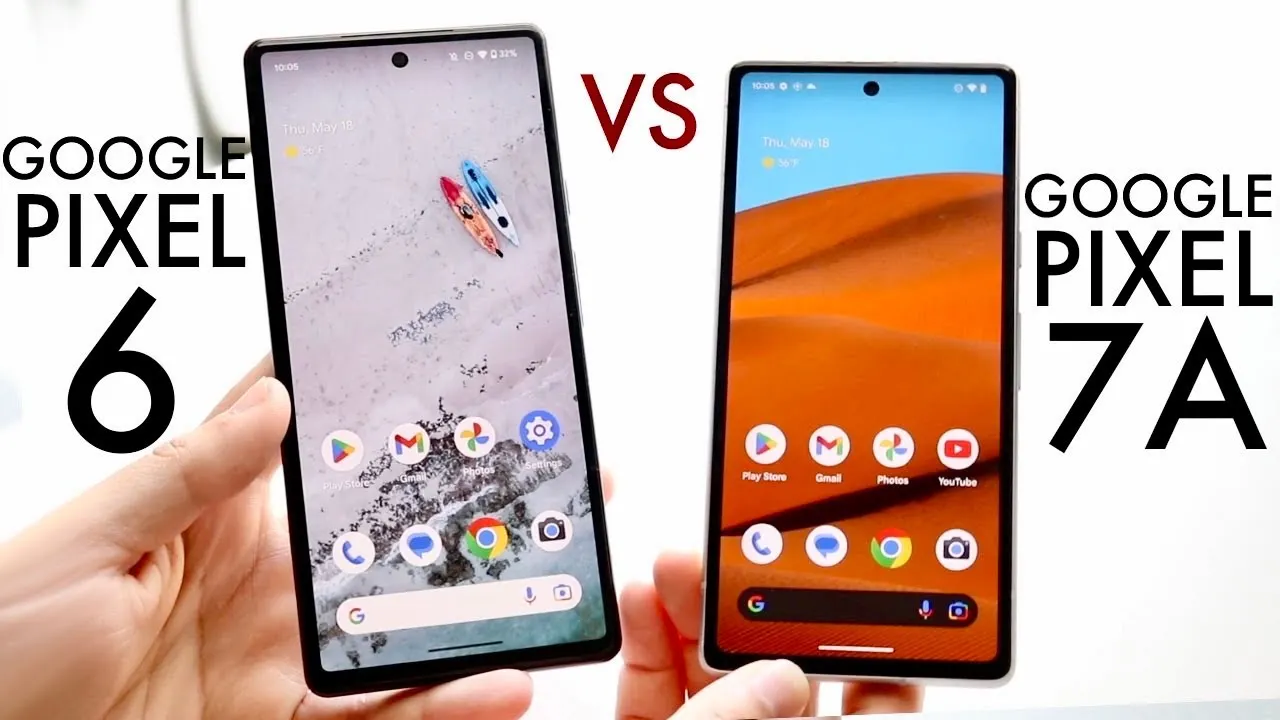 Смартфоны Google Pixel 6 и Gogle Pixel 7a