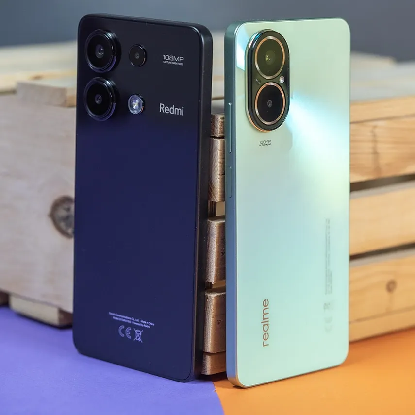 Смартфоны Xiaomi Redmi Note 13 и Realme C67