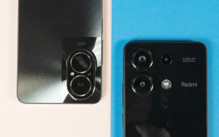 Смартфоны Xiaomi Redmi Note 13 и Realme C67