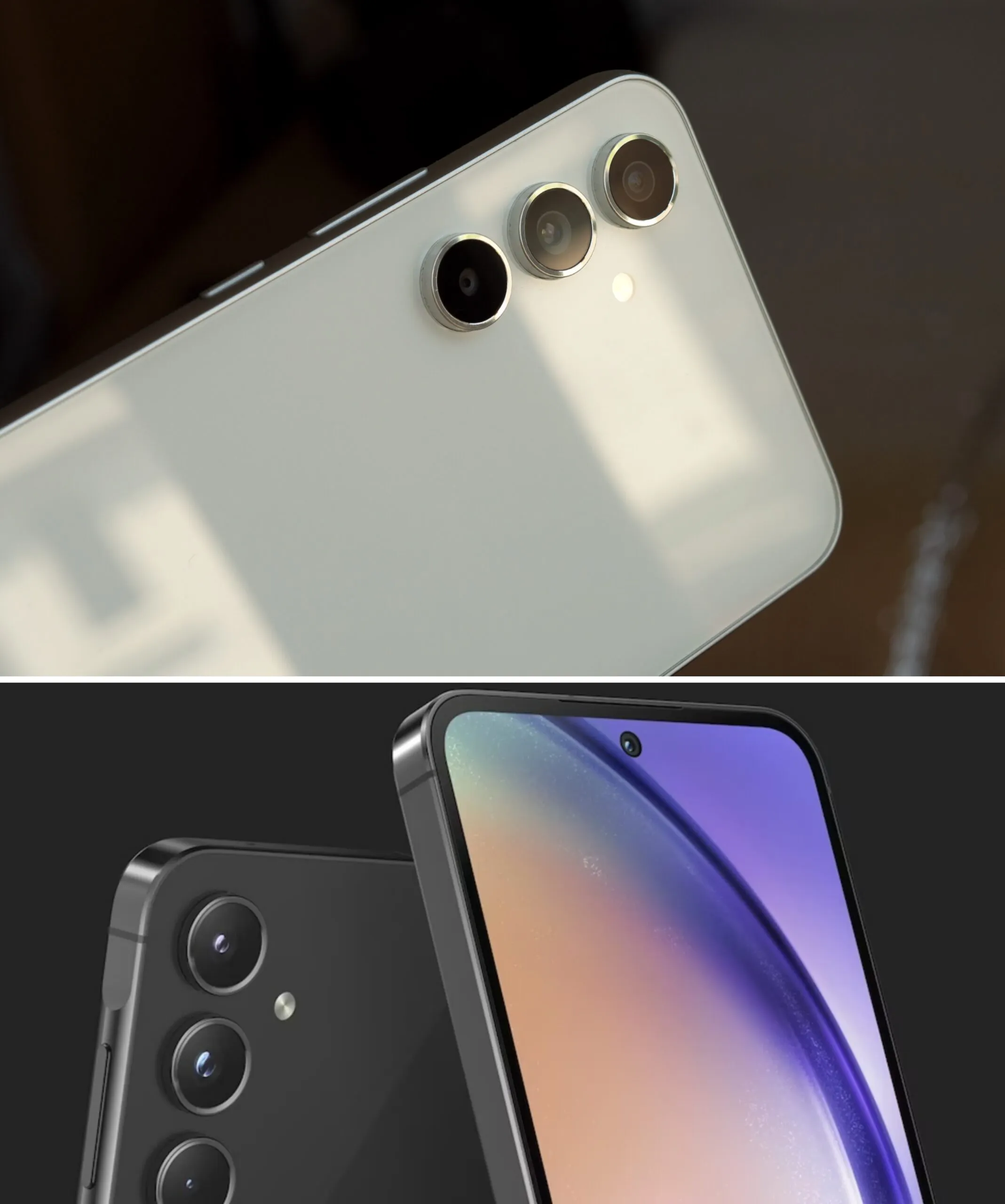 Смартфоны Samsung Galaxy A55 и Samsung Galaxy A54