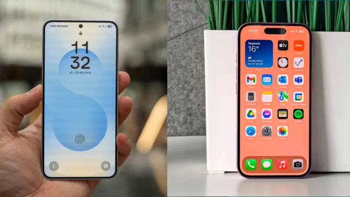 Samsung Galaxy S25 и iPhone 16