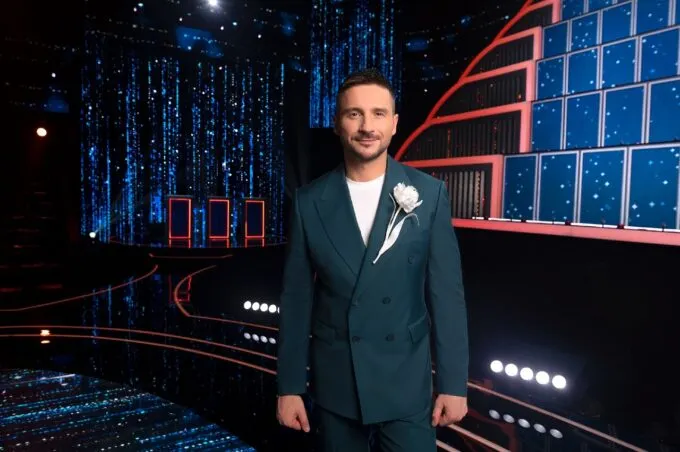Сергей Лазарев на съемках шоу «Ну-ка, все вместе!»