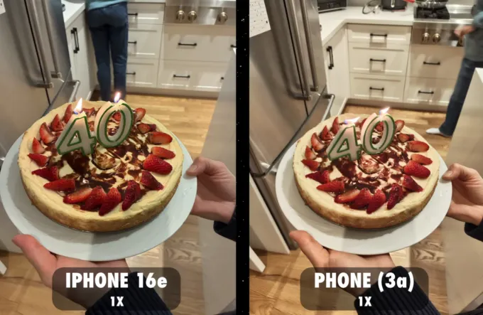 Nothing Phone (3a) Pro / iPhone 16e Lowlight