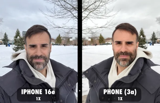 Nothing Phone (3a) Pro / iPhone 16e Selfie