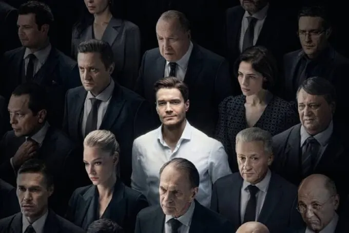 Максим Матвеев на постере сериала «Спойлер»