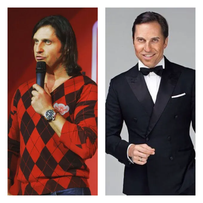 Александр Ревва в Comedy Club в 2006 году и сейчас
