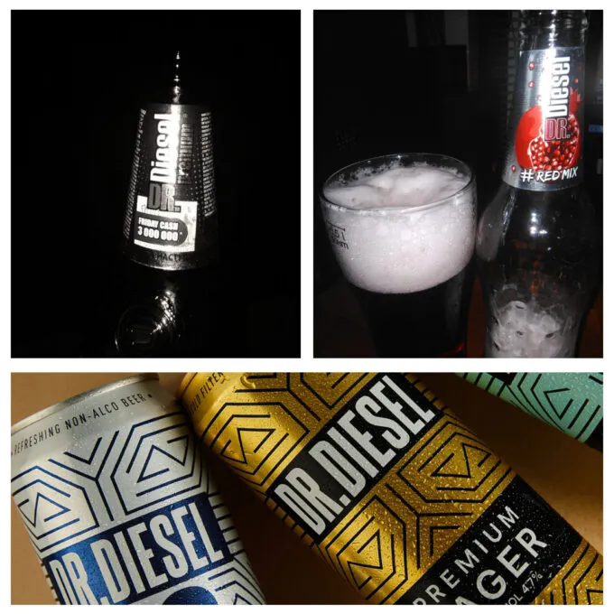 Dr. Diesel в дизайне из 2010-х (сверху) и после ребрендинга в 2022 году (снизу)