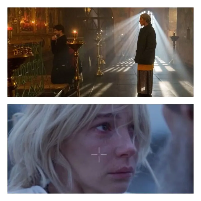 Настя Ивлеева на съемках первого сезона сериала «Кинопоиска» «Монастырь»