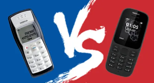 Nokia 105 против Nokia 1100: что изменилось за 15 лет?
