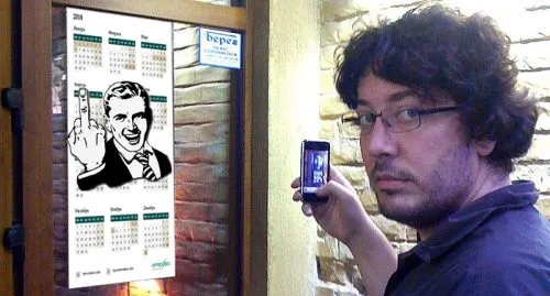 Артемия Лебедева оскорбил календарь «Газпрома». Через QR-код!