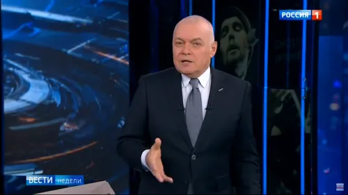Киселев зачитал рэп в эфире «Вестей недели». А еще пояснил за Фейса, Хаски и Басту
