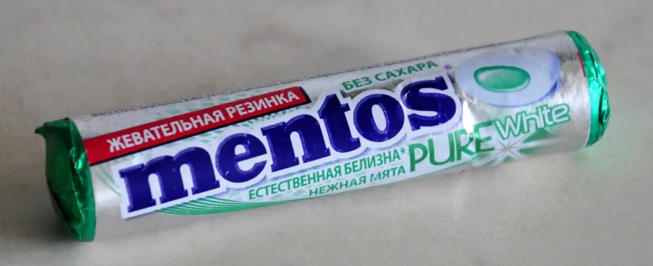 Mentos – самая недооцененная жвачка. Лучше и дешевле, чем Dirol
