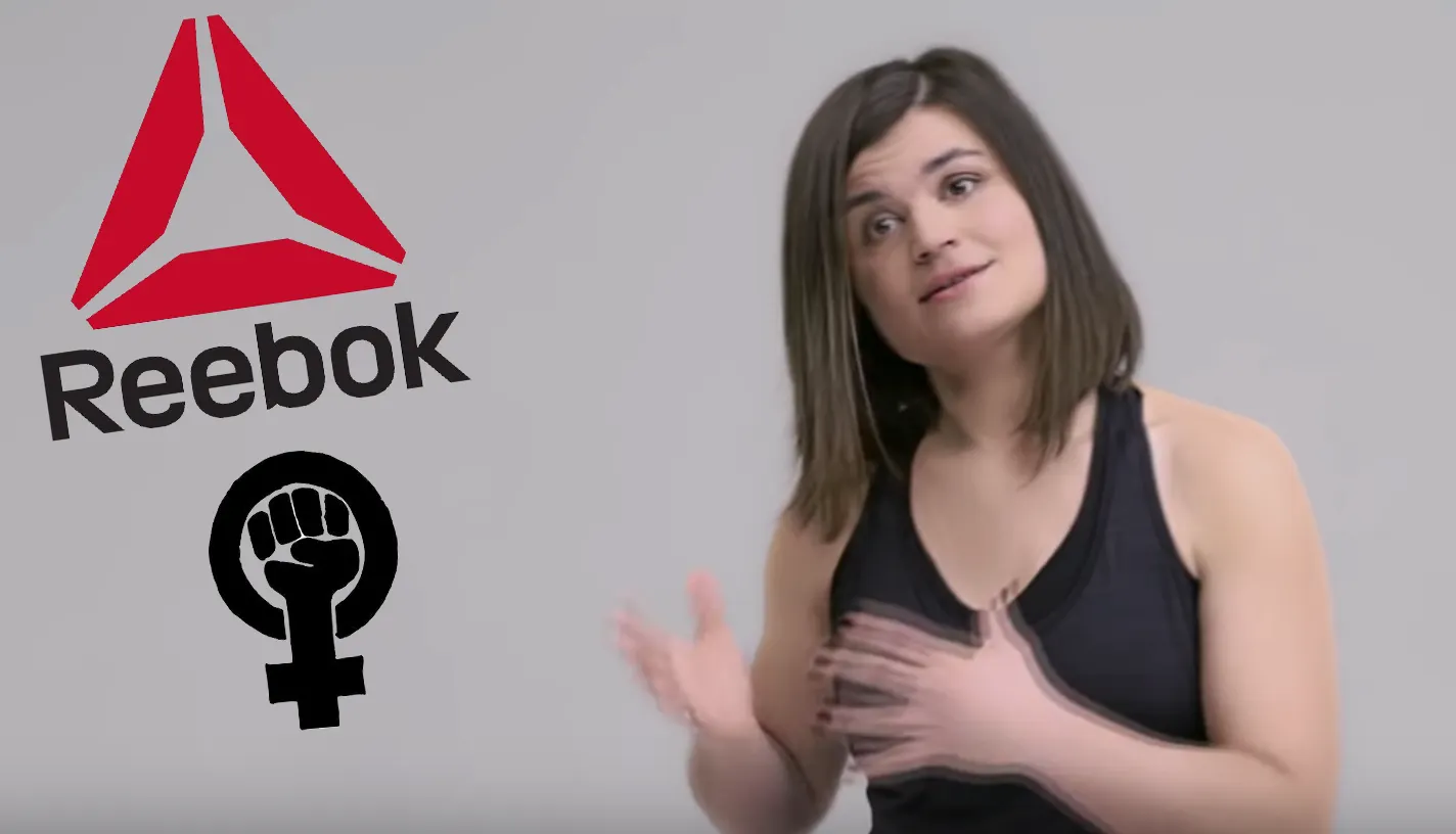 «Пересядь на мужское лицо». Reebok выпустила  и удалила рекламу с русской феминисткой