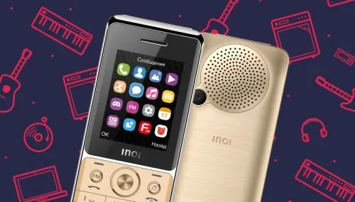 Что будет, если скрестить телефон с Bluetooth-колонкой? Монструозный Inoi 248M