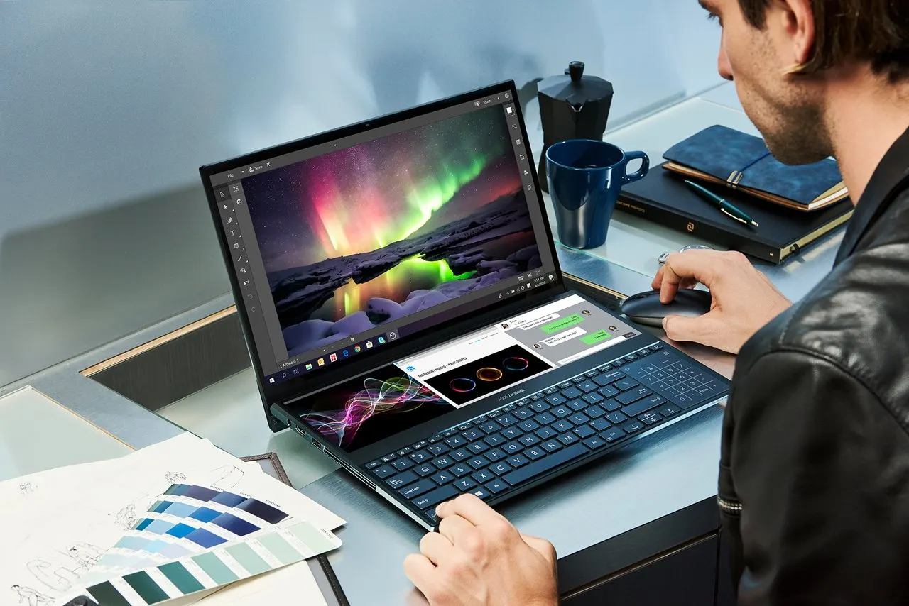 Asus ZenBook Pro Duo  – ноутбук с двумя дисплеями. Зачем они нужны?