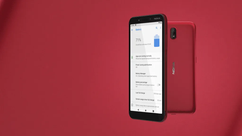 Вышел Nokia C1 на чистом Android. У него  смешная цена