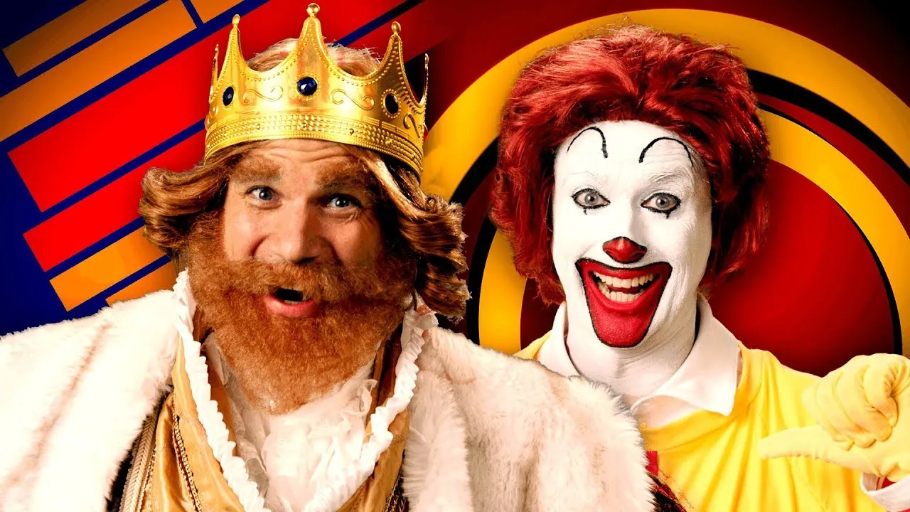 Как воевали Burger King и McDonald’s? Хамские баннеры, вражда из-за девочки и клоун в мусорном ведре