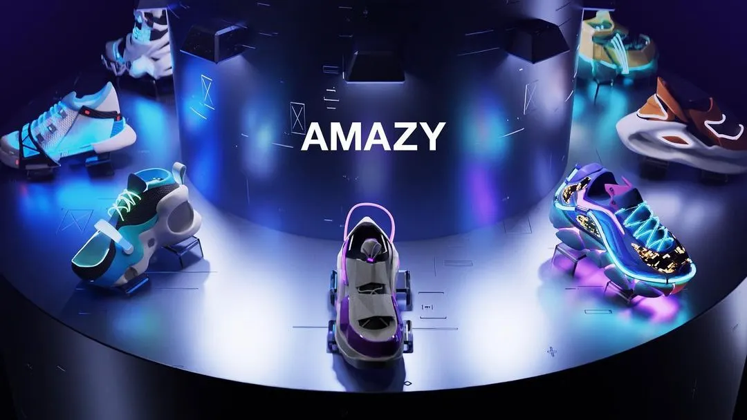 Amazy – криптопроект от Сергея Косенко. Чтобы заработать, нужно купить виртуальные кроссовки за 100 долларов