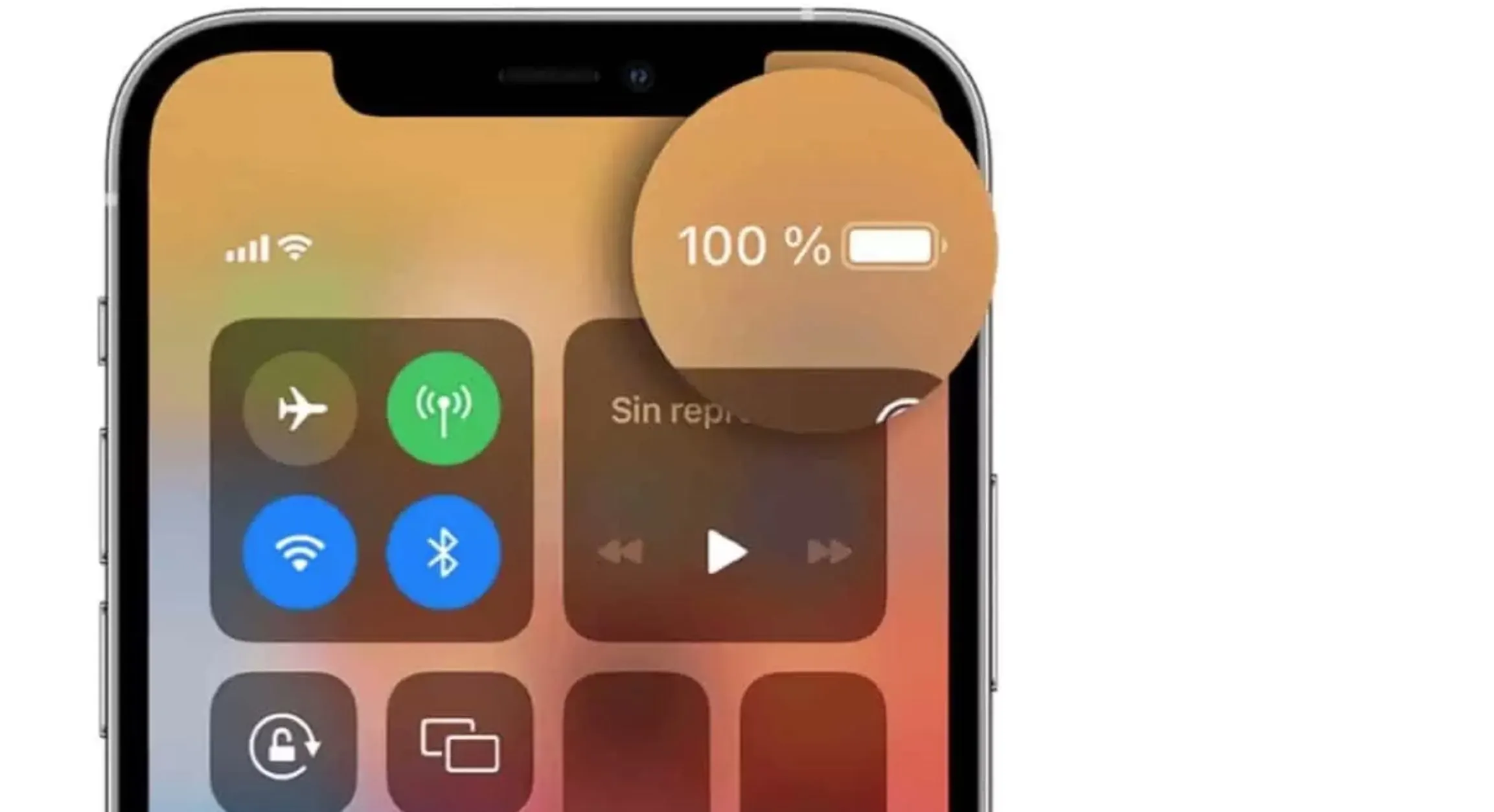 Как вывести заряд батареи в процентах на экран iPhone? Есть сложный, но рабочий способ
