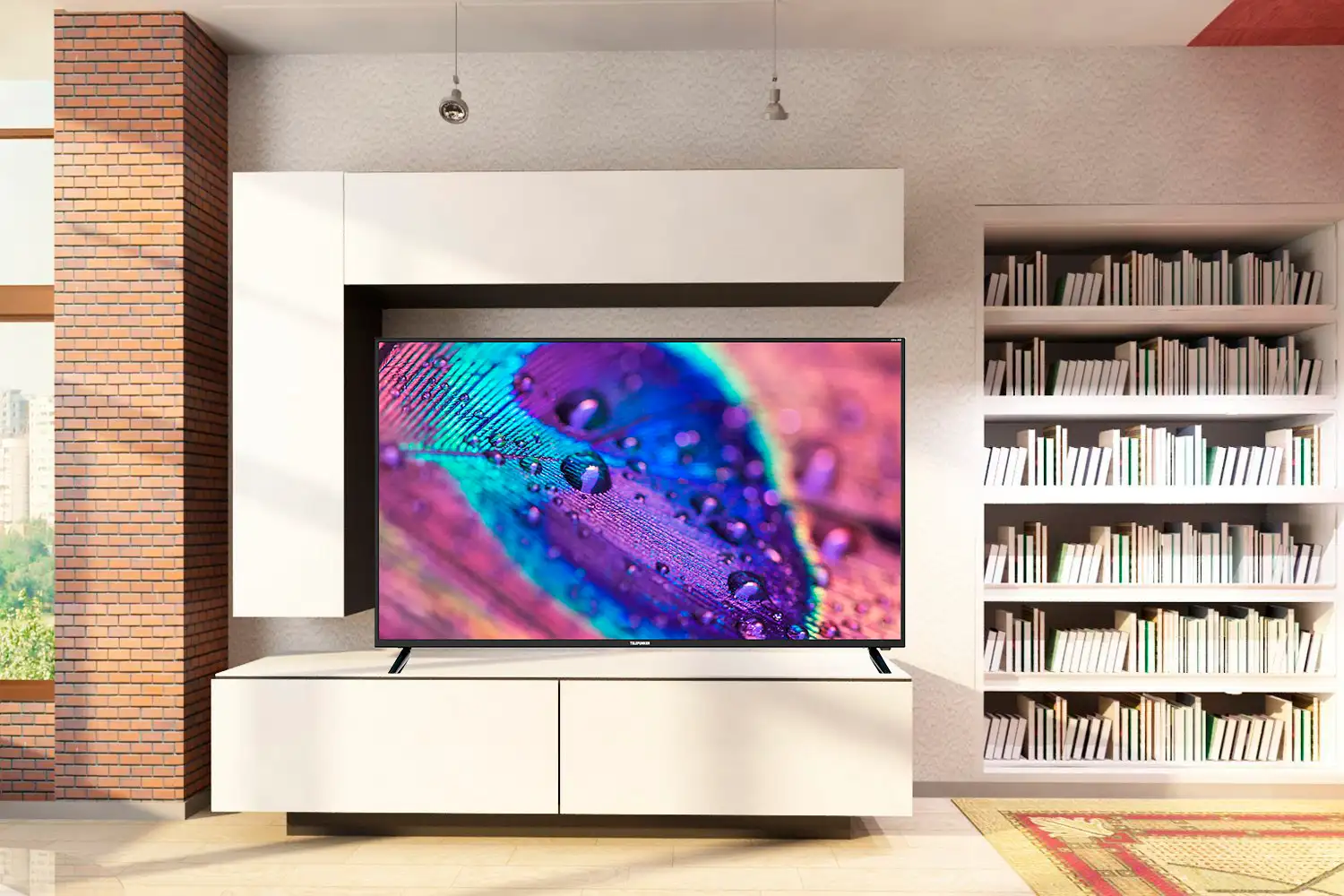 Нашли телевизор с огромной диагональю за сущие гроши. Вариант с 4K и Android TV