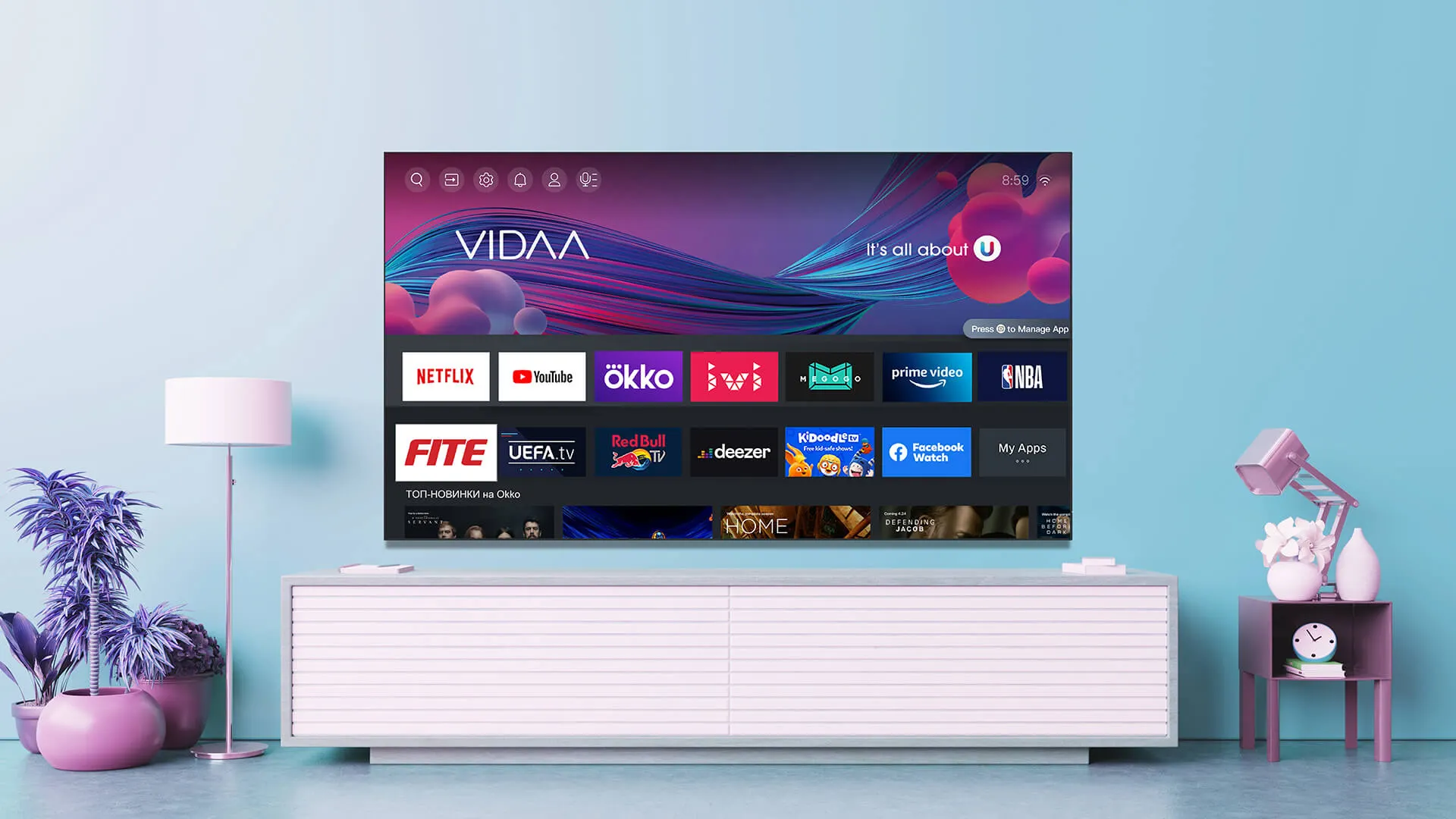 Гигантский телевизор Hisense со Smart TV мощно подешевел на Маркете. У него шикарнейшая картинка и незаметные рамки