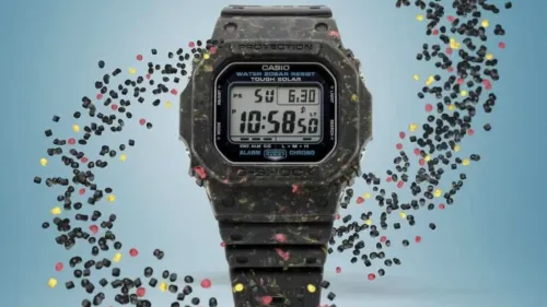 Casio выпустила защищенные часы с корпусом из отходов. Их можно заряжать от солнца и жестко топить