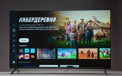 Топовый телевизор Яндекса рухнул в цене. У этой модели Tuvio отличный QLED-дисплей и управление через Алису