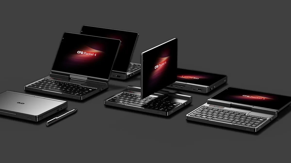 Нетбуки возвращаются? Представлен GPD Pocket 4 – мини-ПК с мощным процессором, тачпадом и жирной батареей