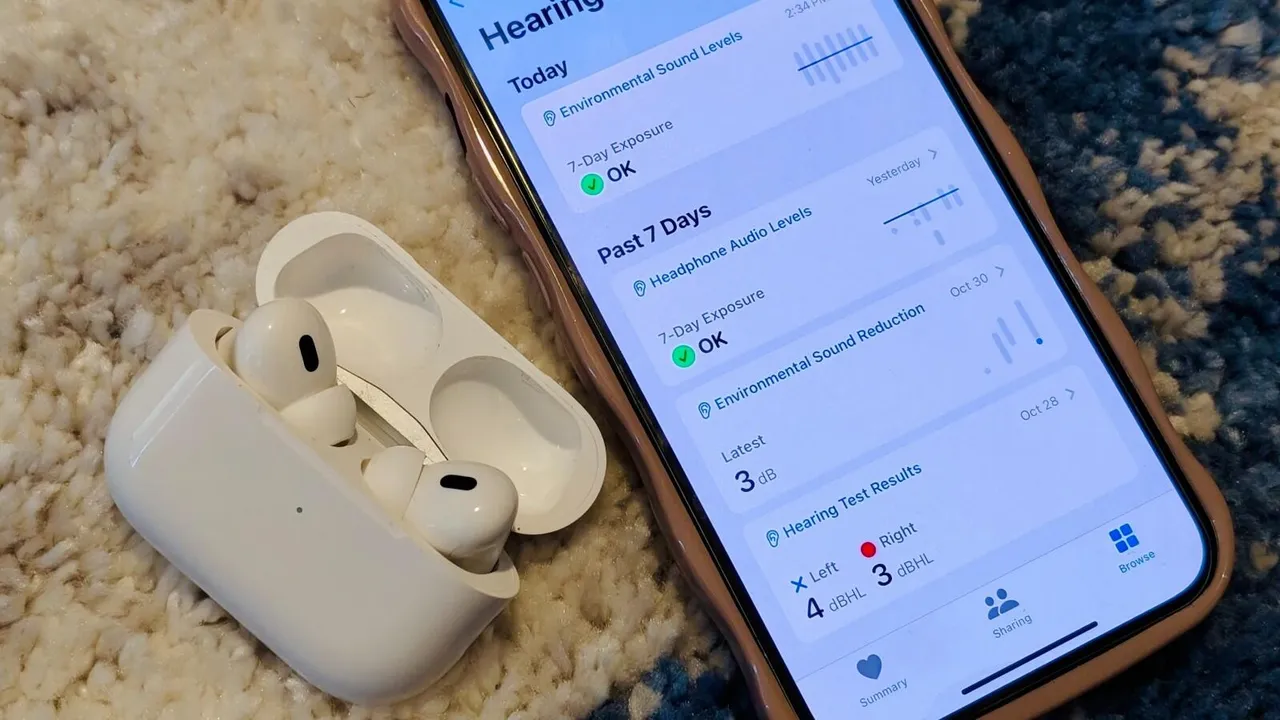 Проверил слух с помощью AirPods Pro 2. Да, в России тоже работает
