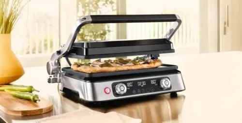Топовый мультигриль Braun MultiGrill 9 Pro подешевел на Маркете. Теперь ресторанные стейки и венские вафли можно готовить дома