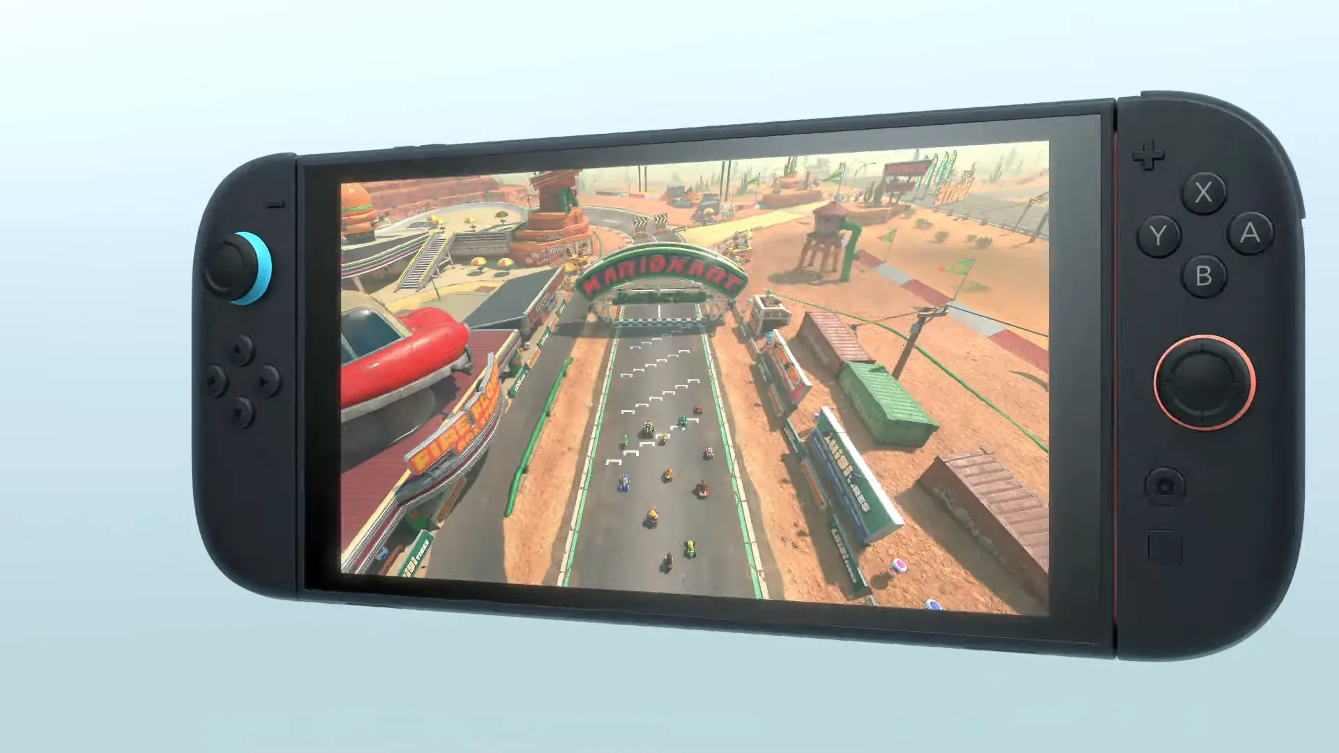 Так будет выглядеть Nintendo Switch 2. Консоль стала больше и получила геймпады на магнитах