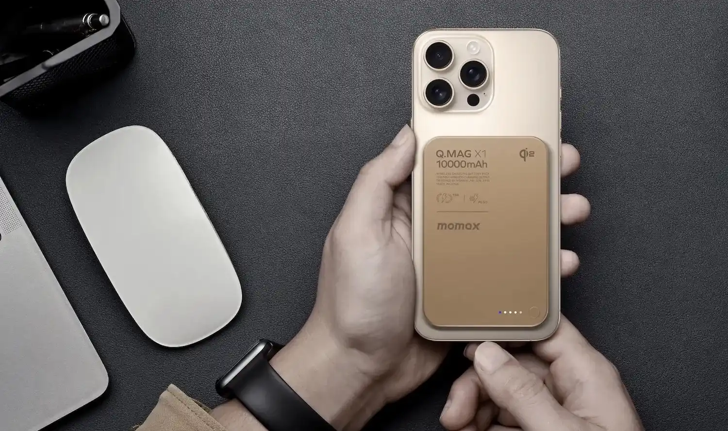 Нашли самый крутой паэурбанк для iPhone. Это стильный и продвинутый аксессуар