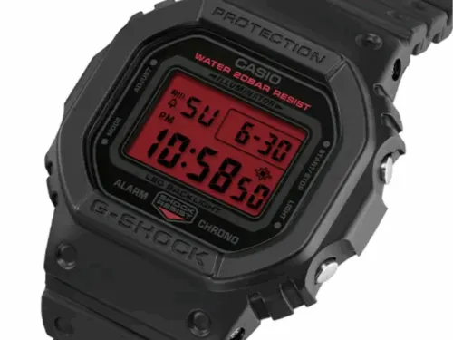 Стильные черно-красные часы Casio скоро появятся в продаже. Демонический аксессуар станет редкостью