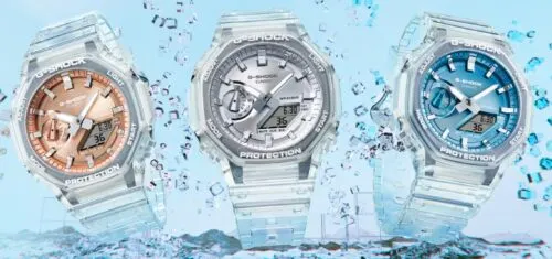 Casio выпустила новые часы в полупрозрачном корпусе. У недорогой модели есть 3 версии