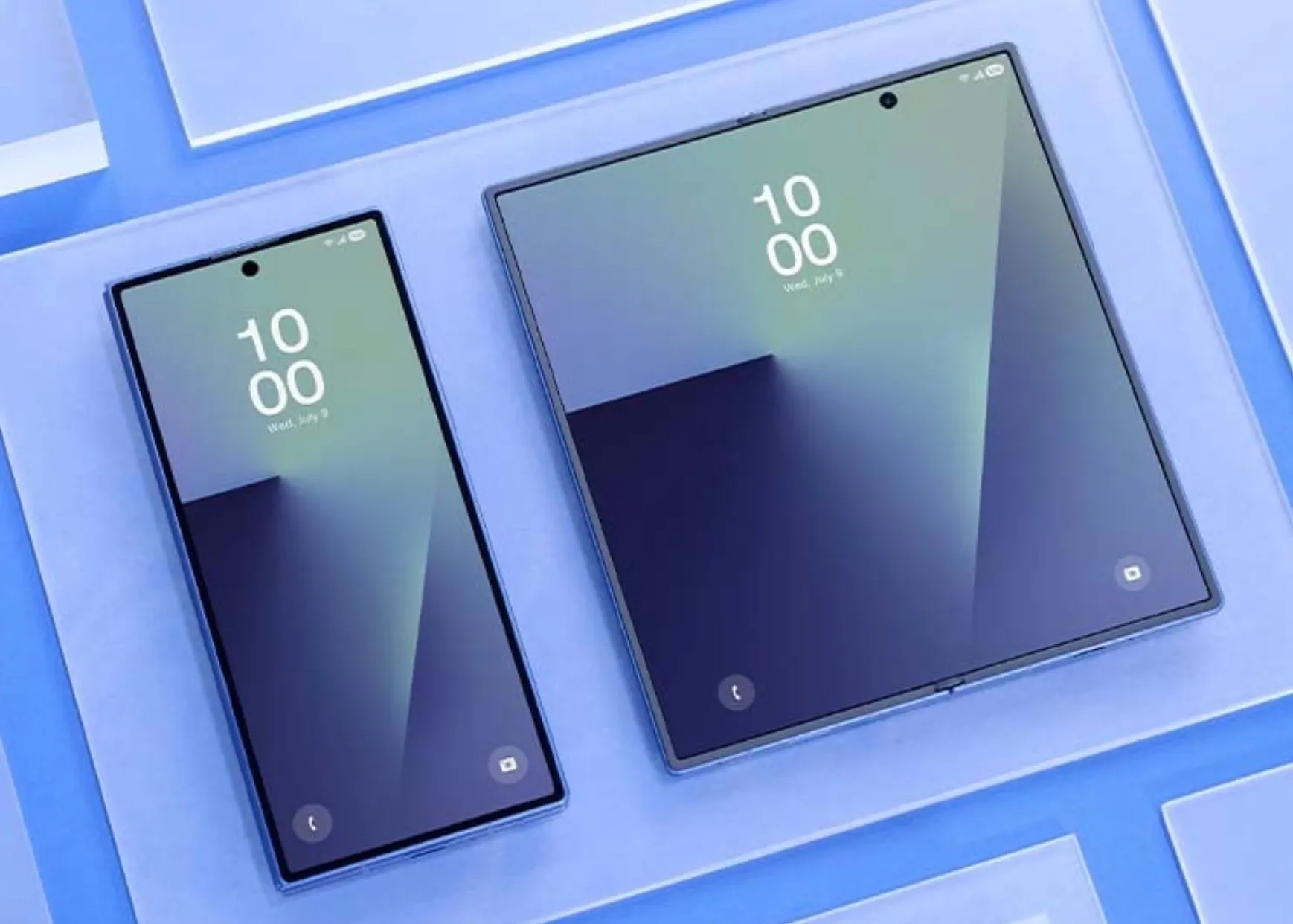 Это новые раскладушки Samsung Galaxy. Есть крайне любопытная бюджетная модель