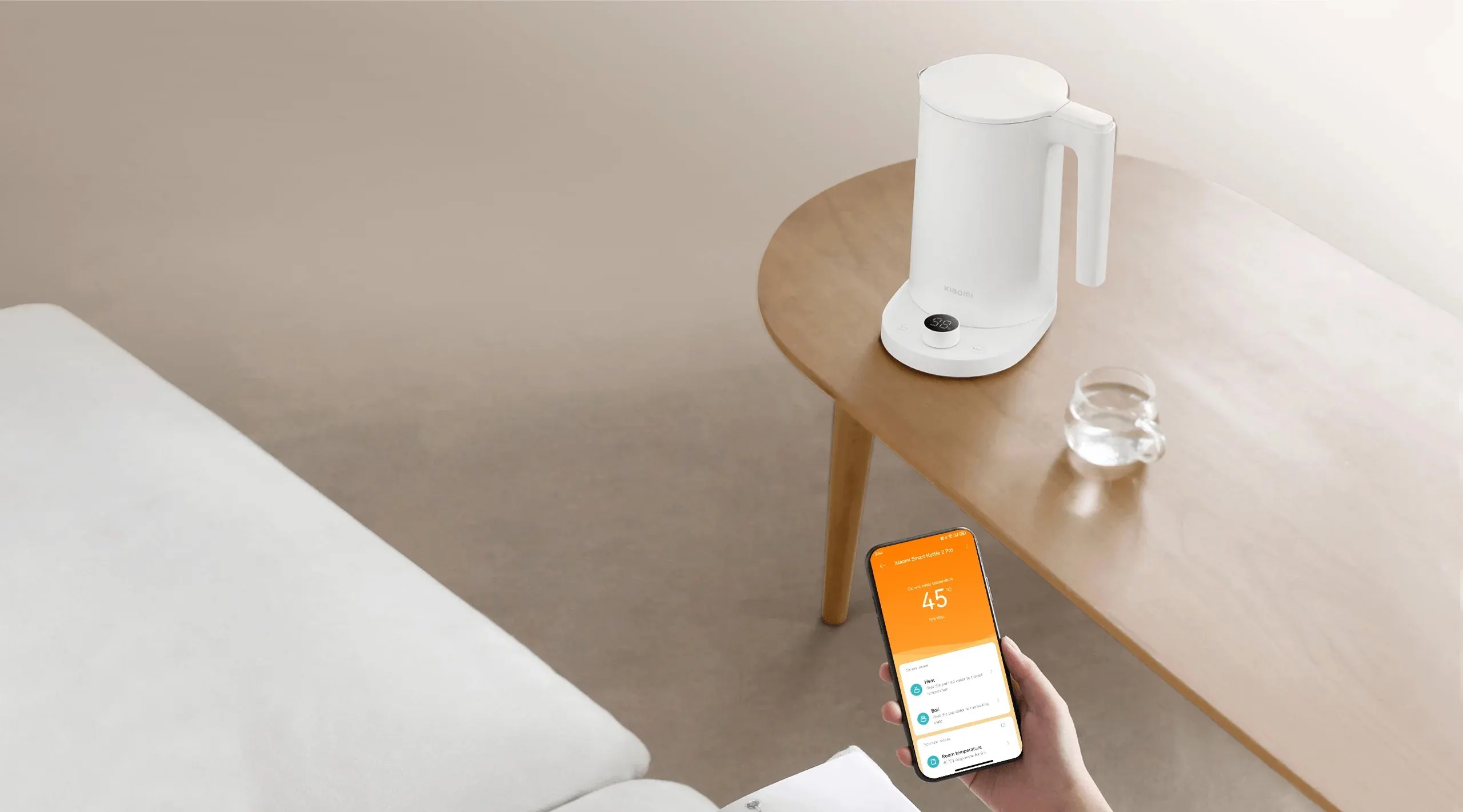 Нашли умный чайник Xiaomi по самой выгодной цене. Он управляется со смартфона и сутки держит нужную температуру